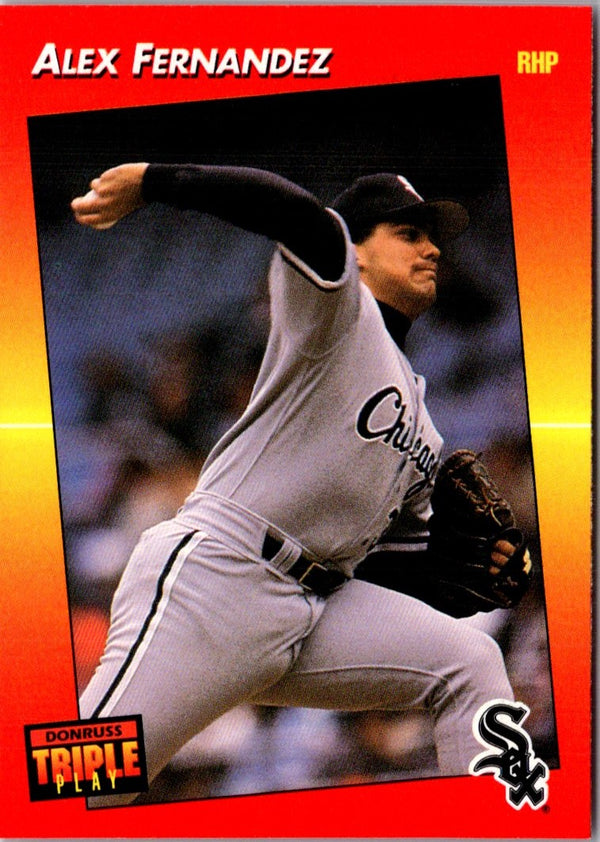 1992 Triple Play Alex Fernandez #74