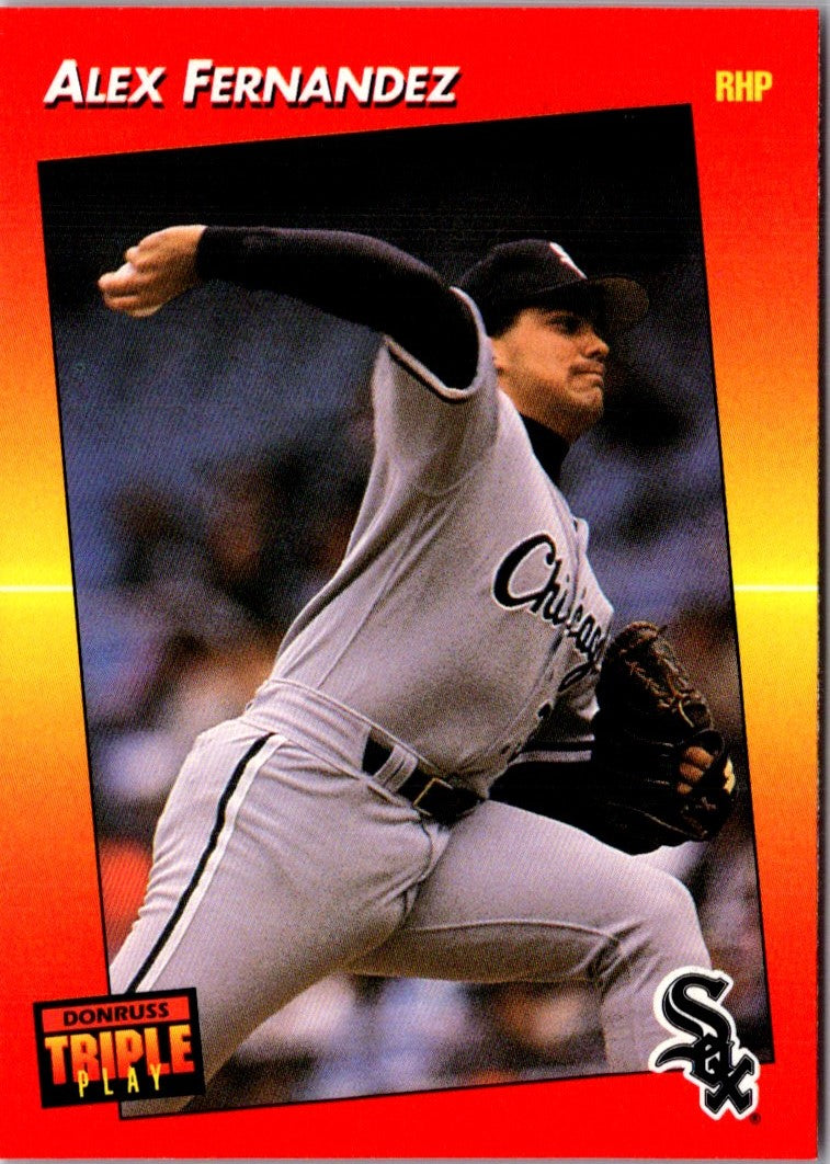 1992 Triple Play Alex Fernandez