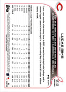 2022 Topps Now Road to Opening Day Cincinnati Reds Lucas Sims