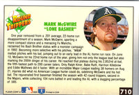 1993 Fleer Mark McGwire #710