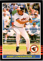1985 Donruss John Lowenstein #245