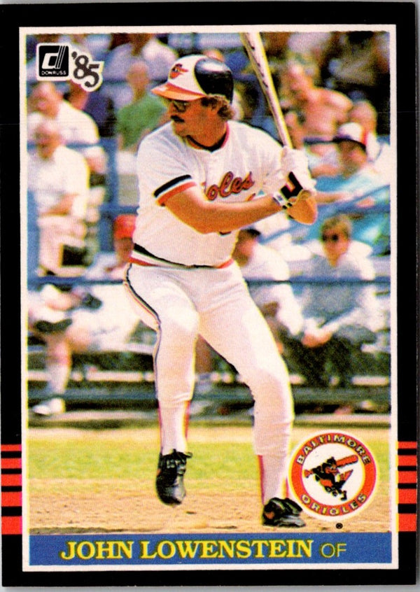 1985 Donruss John Lowenstein #245