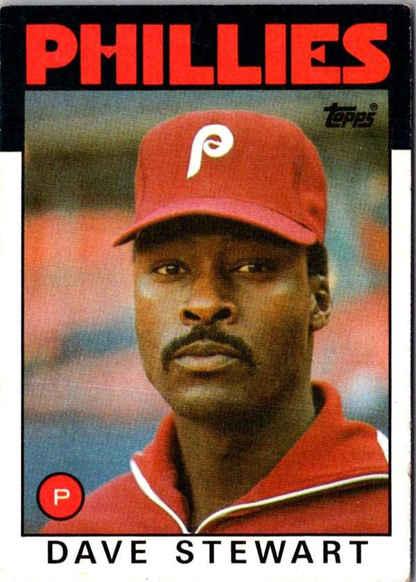 1986 Topps Dave Stewart #689