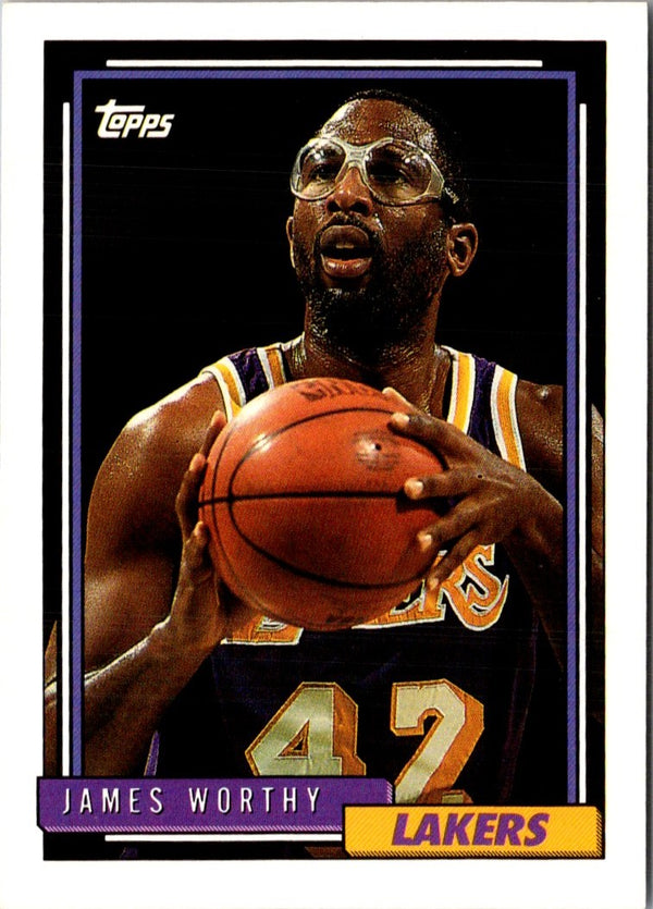 1992 Topps Gold James Worthy #255