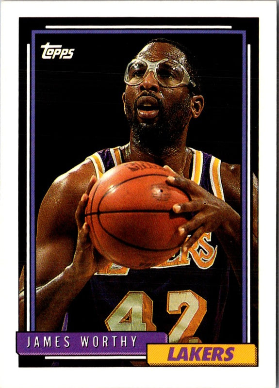 1992 Topps Gold James Worthy #255