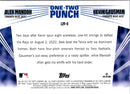 2023 Topps One-Two Punch Alek Manoah/Kevin Gausman