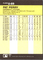 1986 Fleer Update Pat Perry #U-89
