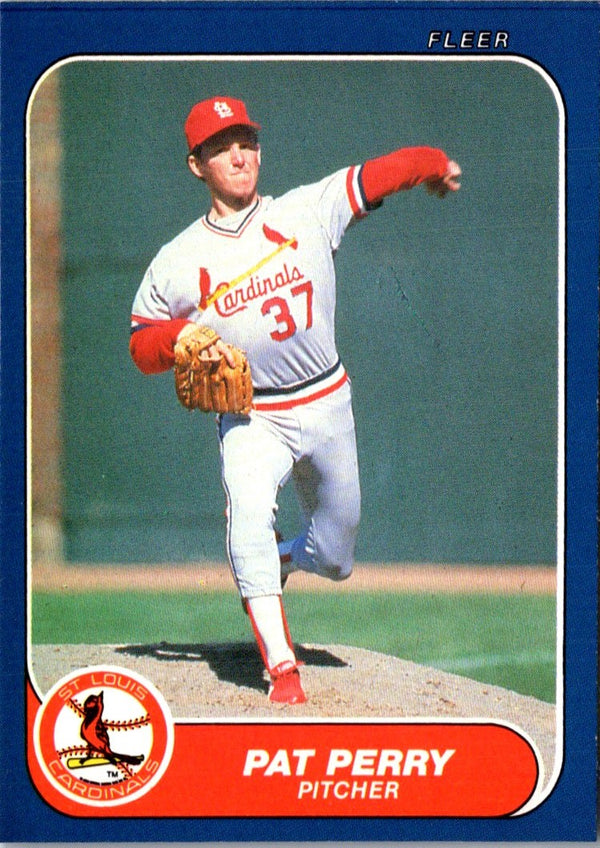 1986 Fleer Update Pat Perry #U-89