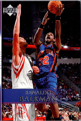 2007 Upper Deck Renaldo Balkman #96