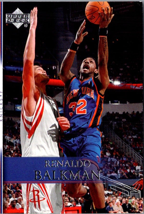 2007 Upper Deck Renaldo Balkman #96
