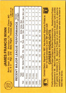 1987 Donruss Jim Winn