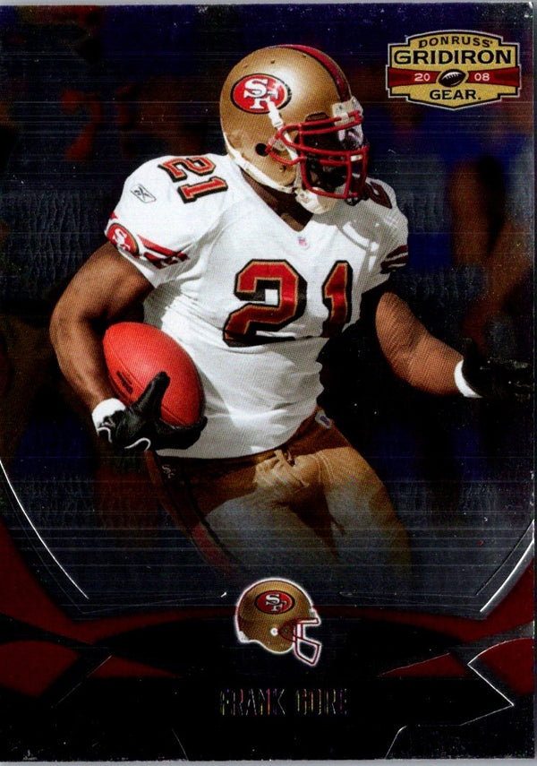 2008 Donruss Gridiron Gear Frank Gore #84