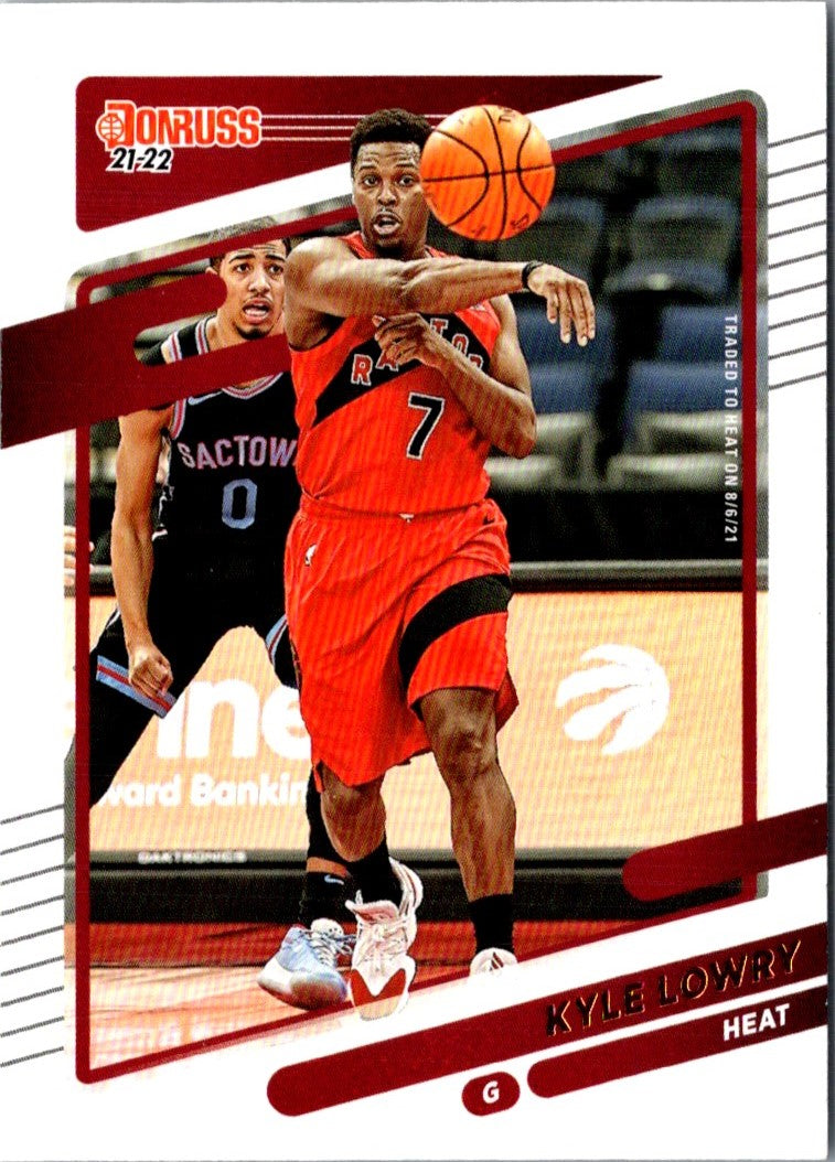 2021 Donruss Holo Red and Gold Laser Kyle Lowry