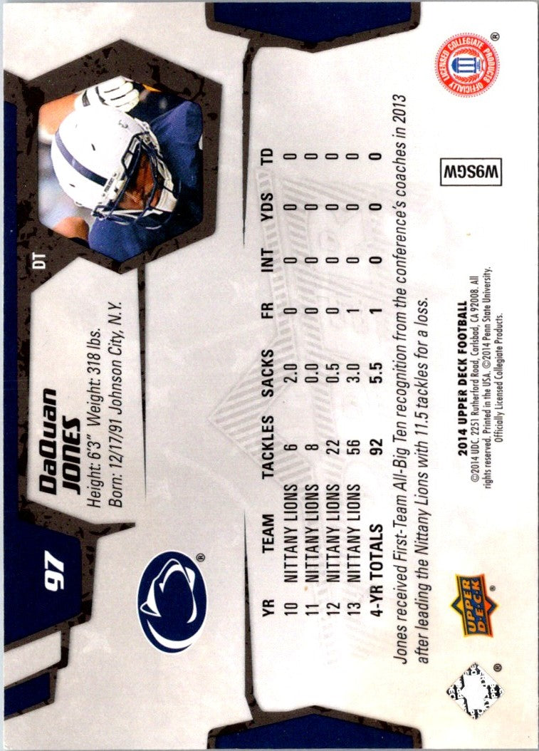 2014 Upper Deck DaQuan Jones