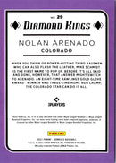 2021 Donruss Holo Purple Nolan Arenado