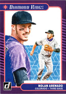 2021 Donruss Holo Purple Nolan Arenado