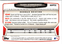 2013 Bowman Draft Picks & Prospects Chrome Teddy Stankiewicz #BDPP22