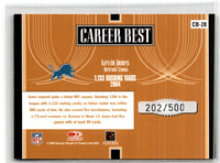 2005 Donruss Elite Career Best Gold Kevin Jones #CB-28 202/500