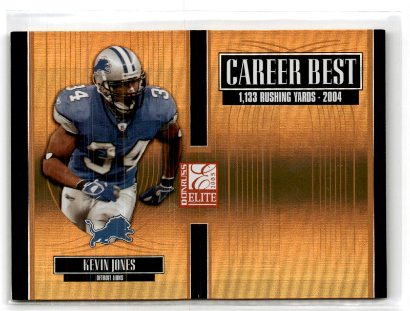 2005 Donruss Elite Career Best Gold Kevin Jones