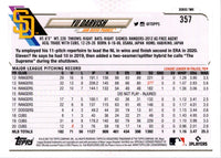 2021 Topps Orange Star Yu Darvish #357