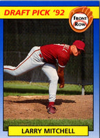1992 Front Row Draft Picks Larry Mitchell #22