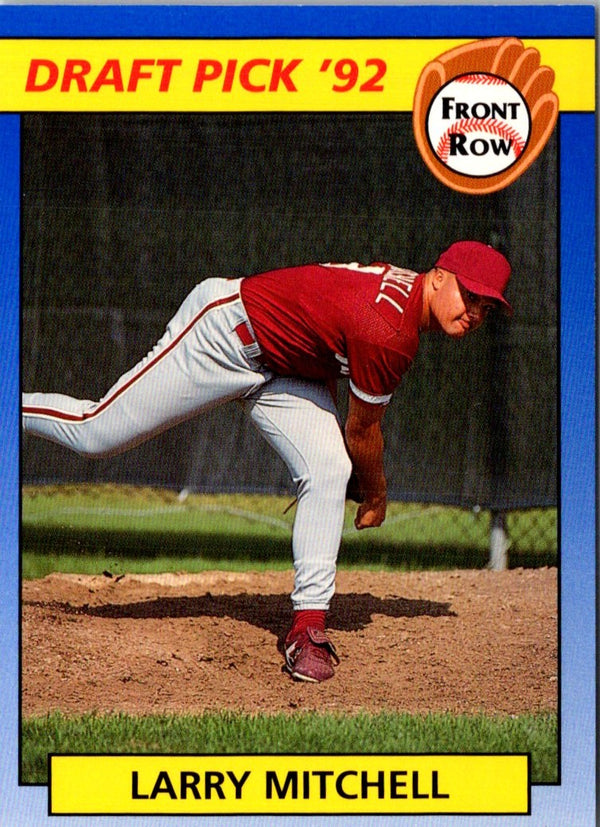 1992 Front Row Draft Picks Larry Mitchell #22