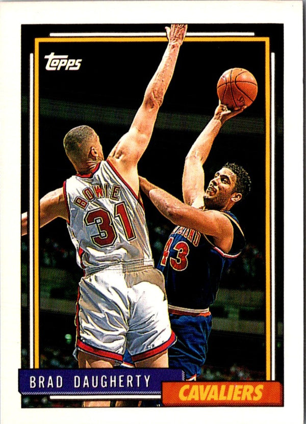 1992 Topps Gold Brad Daugherty #352