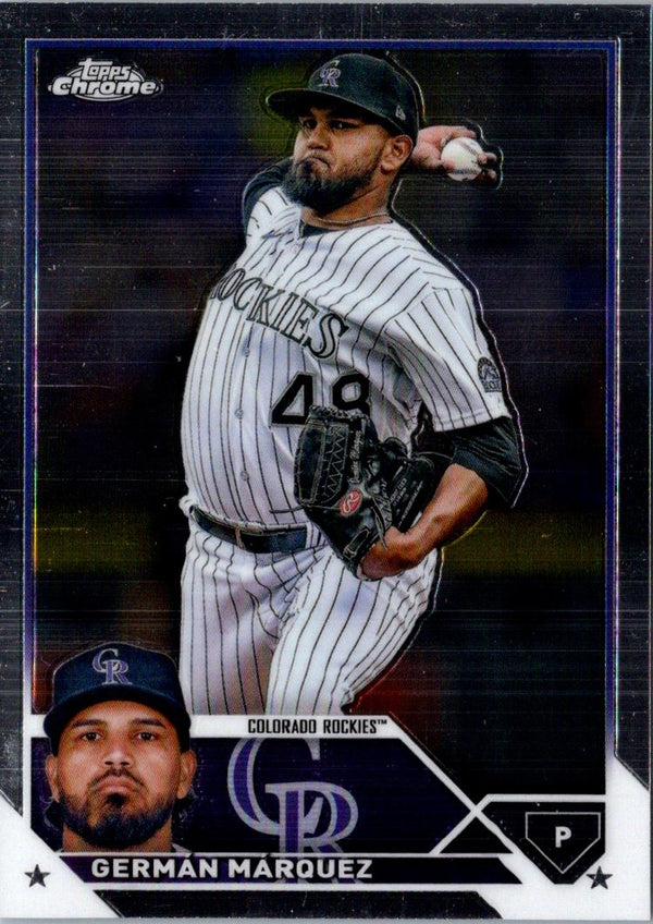 2023 Topps Chrome GermÃ¡n MÃ¡rquez #202