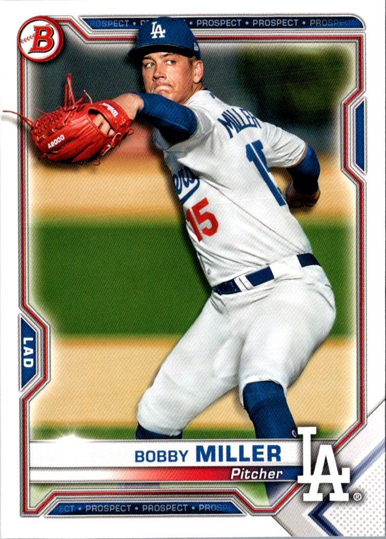 2021 Bowman Prospects Bobby Miller