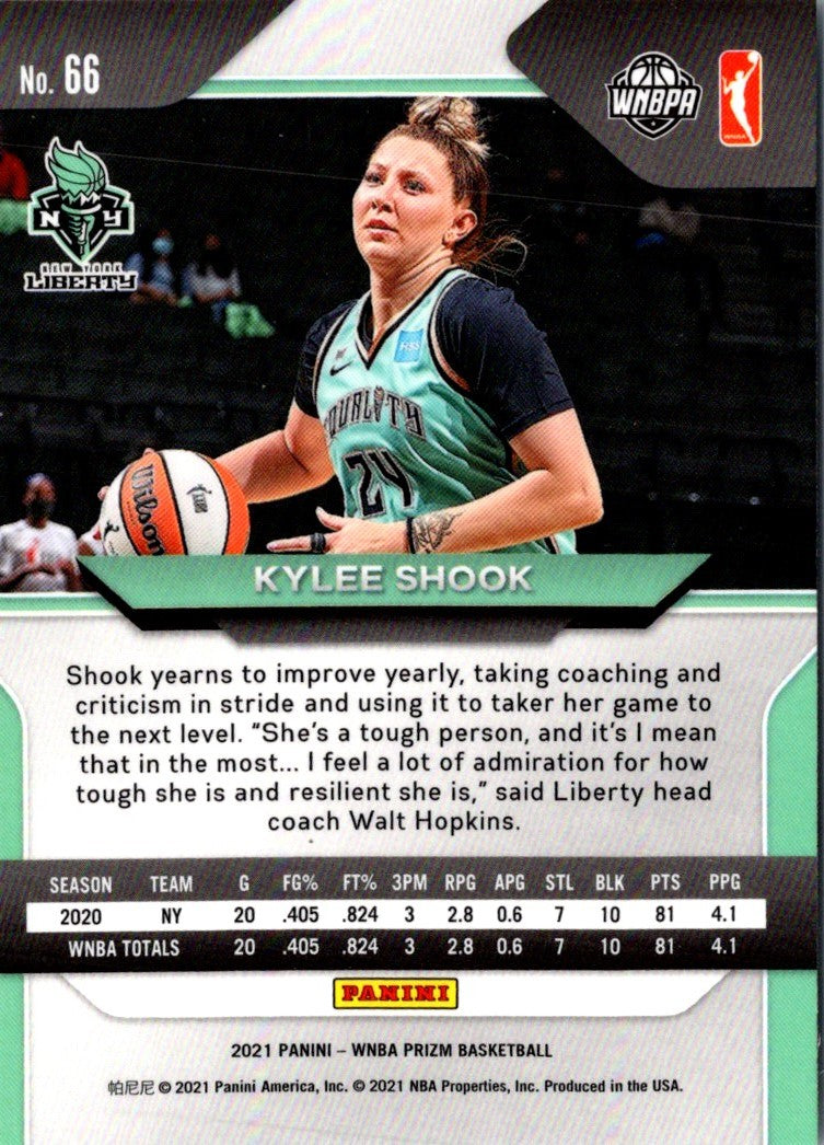 2021 Panini Prizm WNBA Kylee Shook