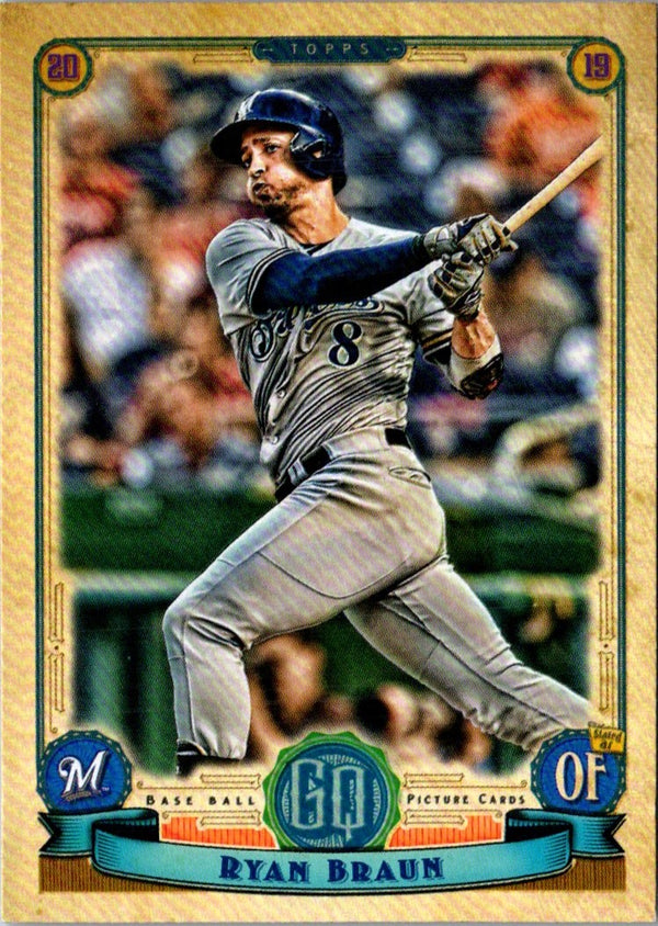 2019 Topps Gypsy Queen Ryan Braun #172