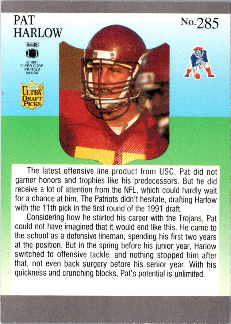 1991 Ultra Pat Harlow