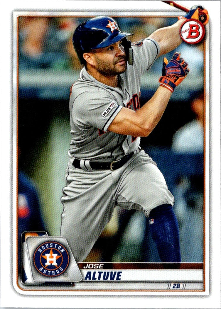 2020 Bowman Jose Altuve