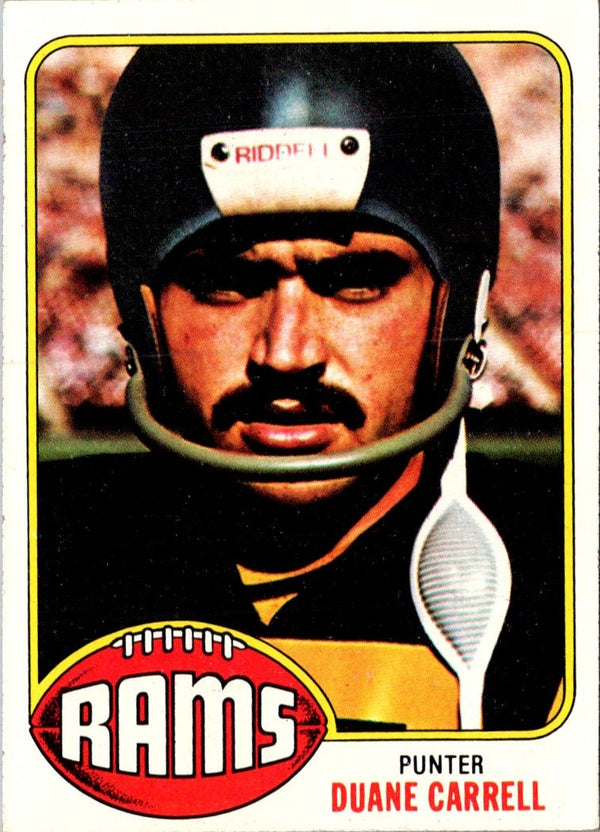 1976 Topps Duane Carrell #343 Rookie