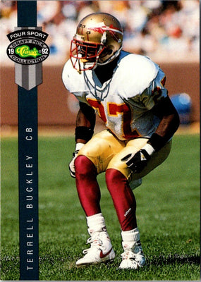 1993 Pro Set Power Terrell Buckley #127