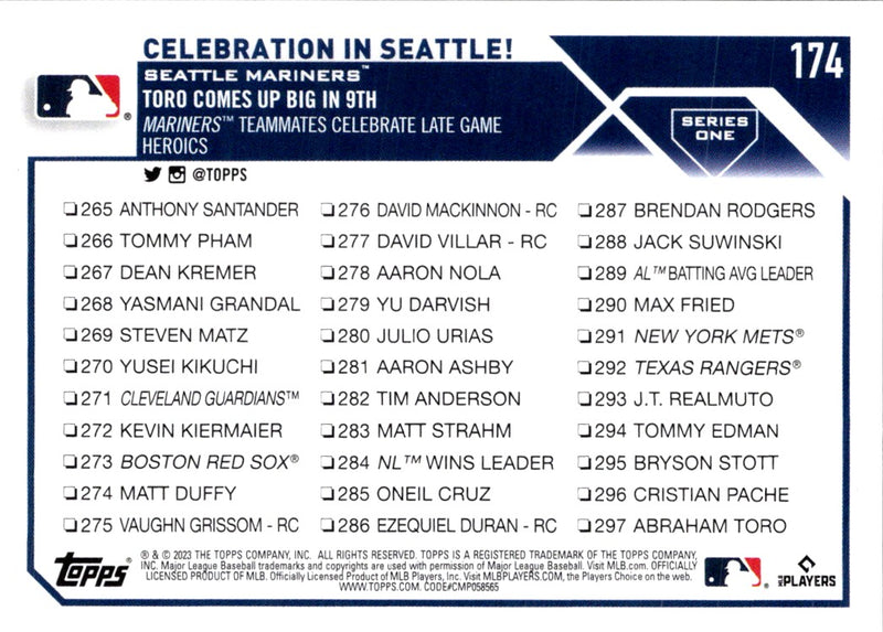 2023 Topps Celebration in Seattle!