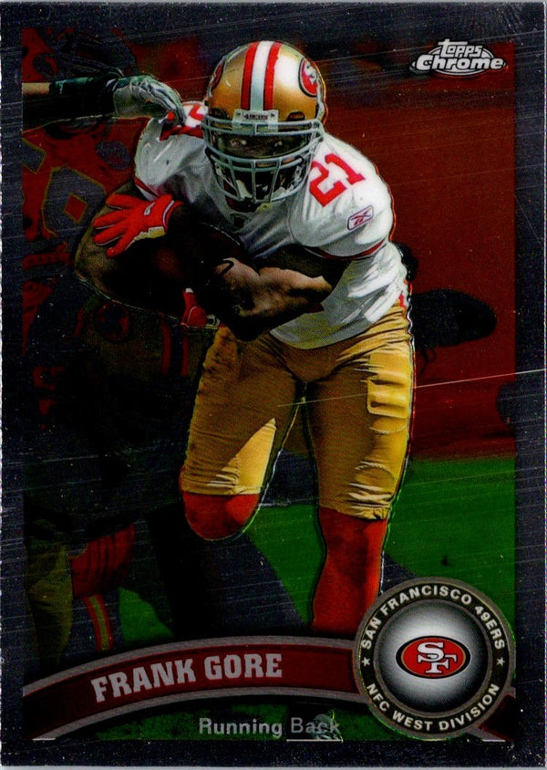 2011 Topps Chrome Frank Gore #201