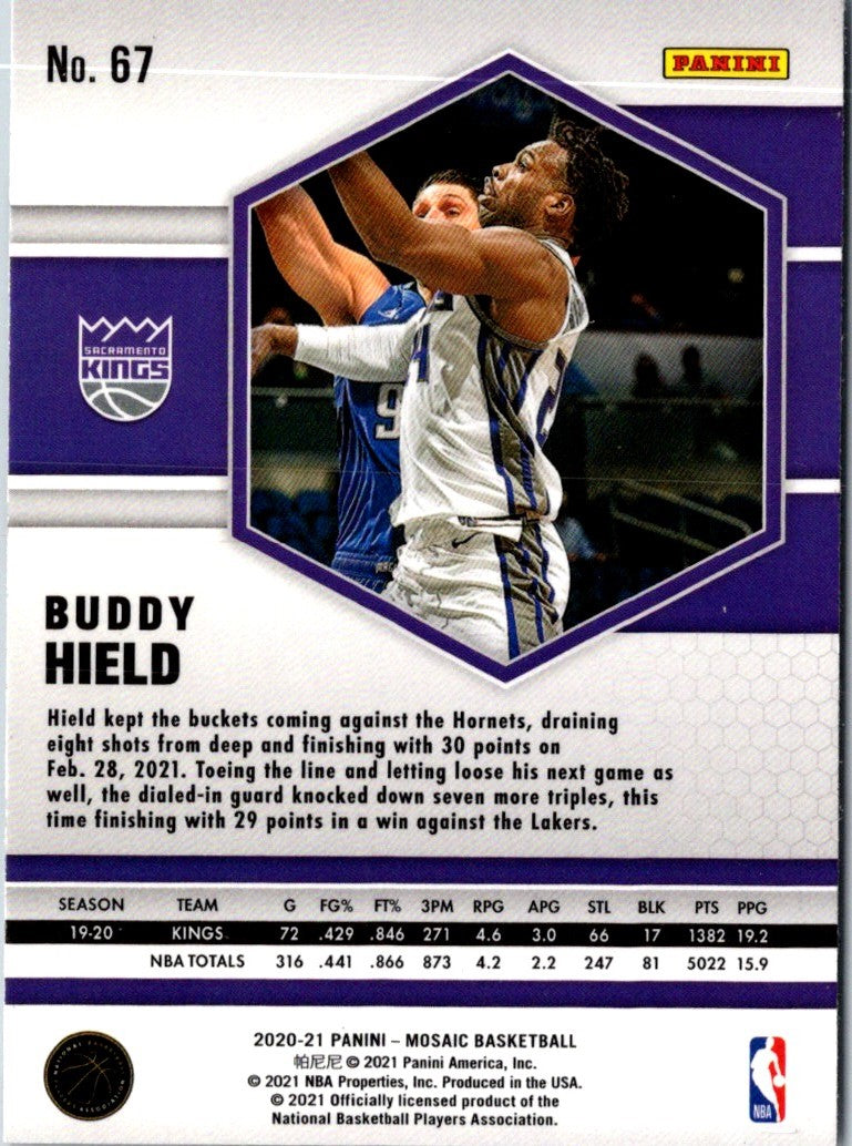 2020 Panini Mosaic Buddy Hield