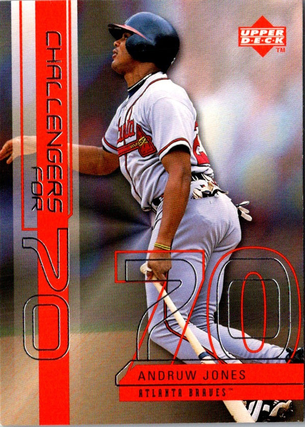 1999 Upper Deck Challengers for 70 Inserts Andruw Jones #C26