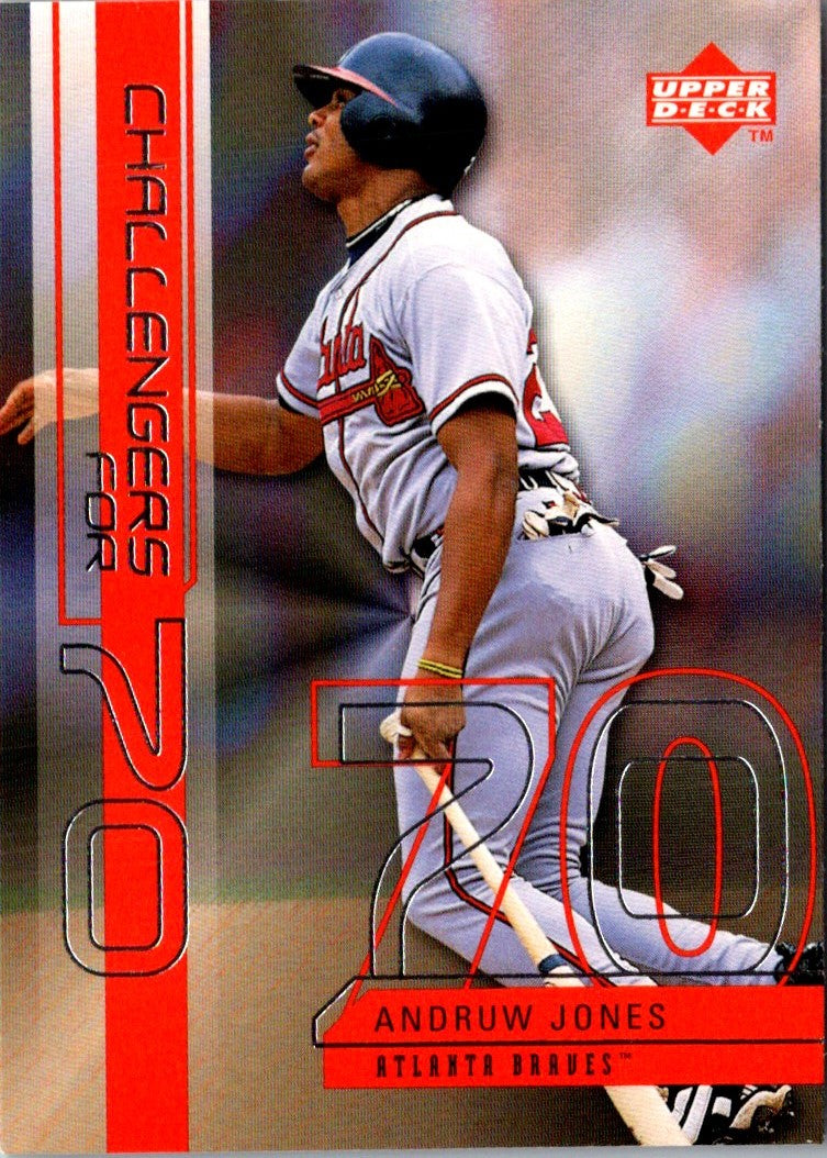 1999 Upper Deck Challengers for 70 Inserts Andruw Jones