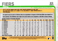 2019 Topps Oakland Athletics Mike Fiers #OA-7