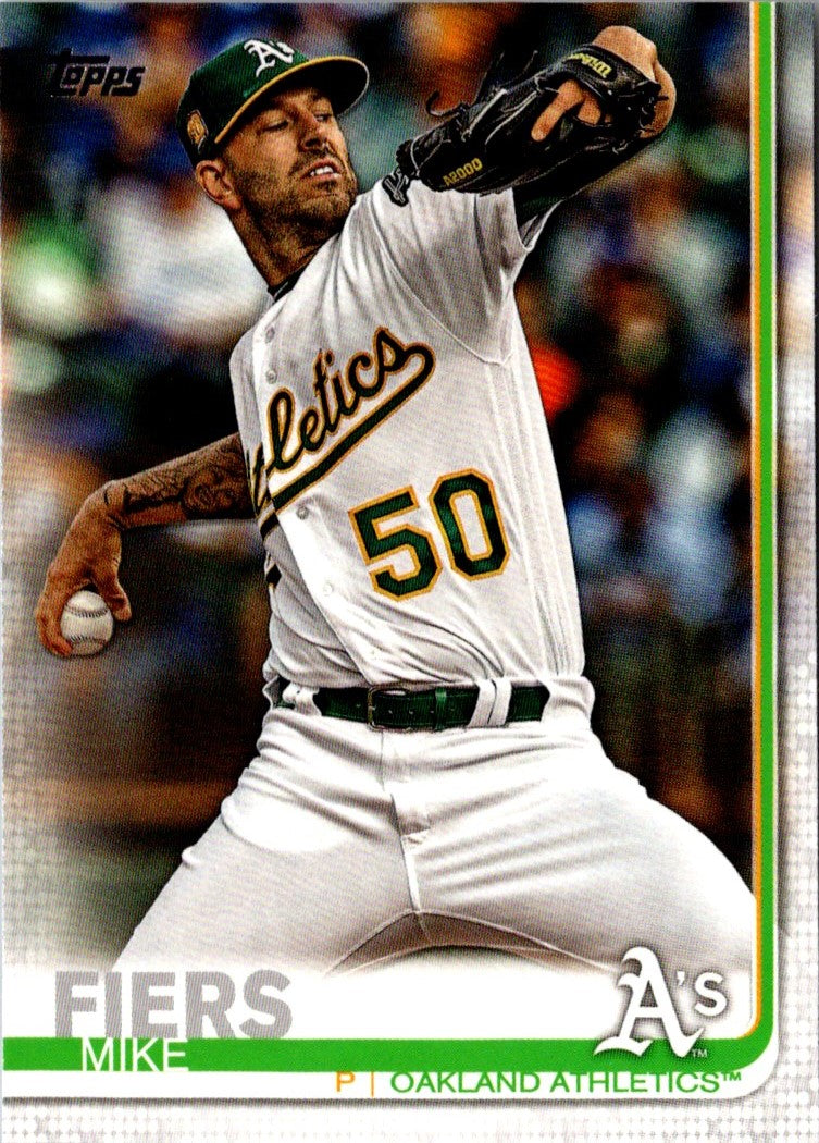 2019 Topps Oakland Athletics Mike Fiers