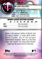 2023 Bowman Platinum Top Prospects Bryan AcuÃ±a #TOP-86
