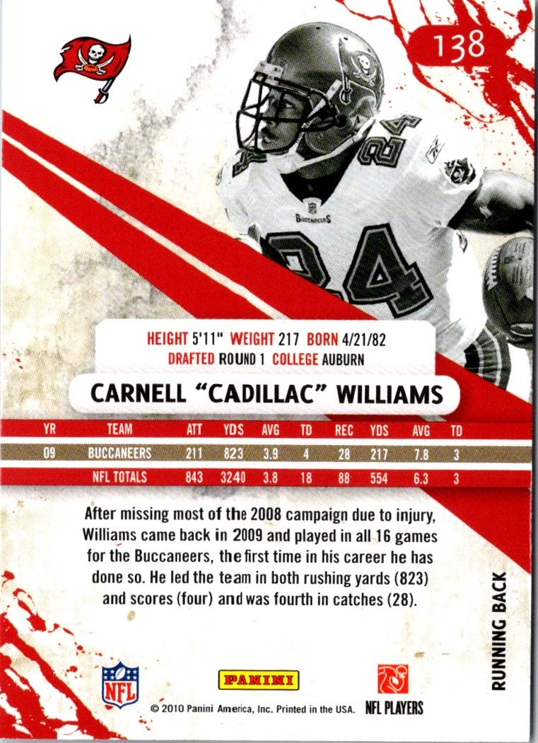 2010 Panini Rookies & Stars Cadillac Williams