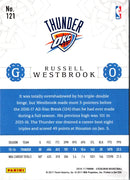 2016 Panini Excalibur Russell Westbrook