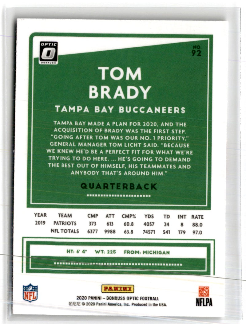 2020 Donruss Tom Brady