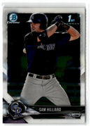 2018 Bowman Chrome Prospects Sam Hilliard