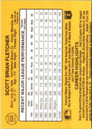 1987 Donruss Scott Fletcher