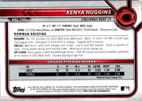 2022 Bowman Draft Baseball Chrome Kenya Huggins #BDC-140 Rookie