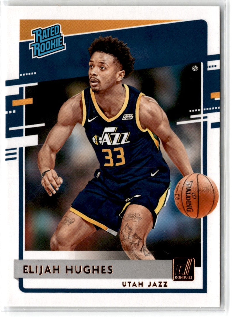 2020 Donruss Rated Rookies Elijah Hughes